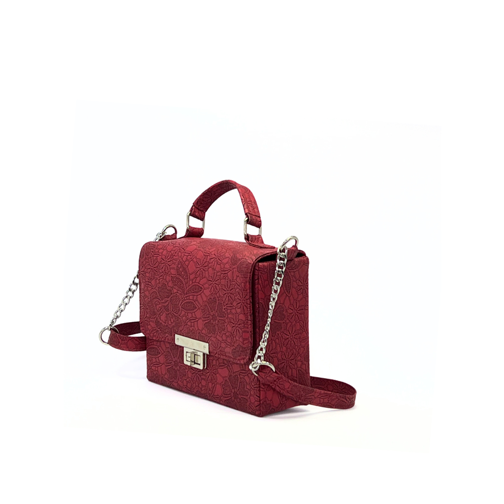ILEA Ženska torba Una M 24x19cm, Bordo slika 2