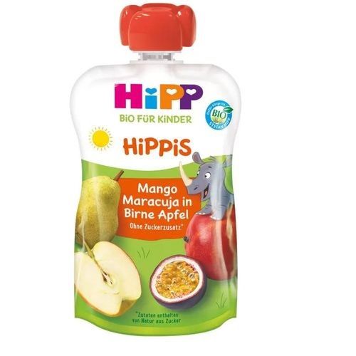 Hipp pouch kruška i jabuka sa mangom i marakuja 100g 12M+ slika 1