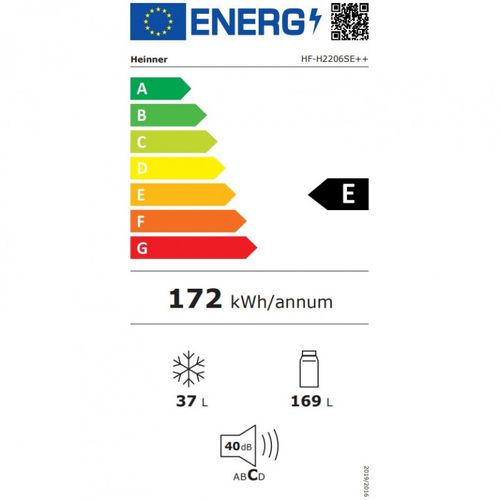 Heinner HF-H2206E++ Kombinirani Hladnjak slika 5