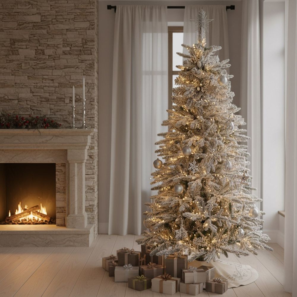Ct0224 smreka prekrivena snijegom lux 180 cm slika 10