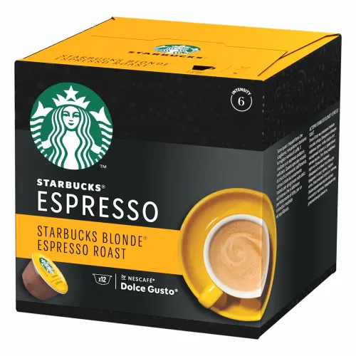 STARBUCKS Blonde espresso roast 12 kapsula 66g ,kompt. Nescafe Dolce Gusto slika 1