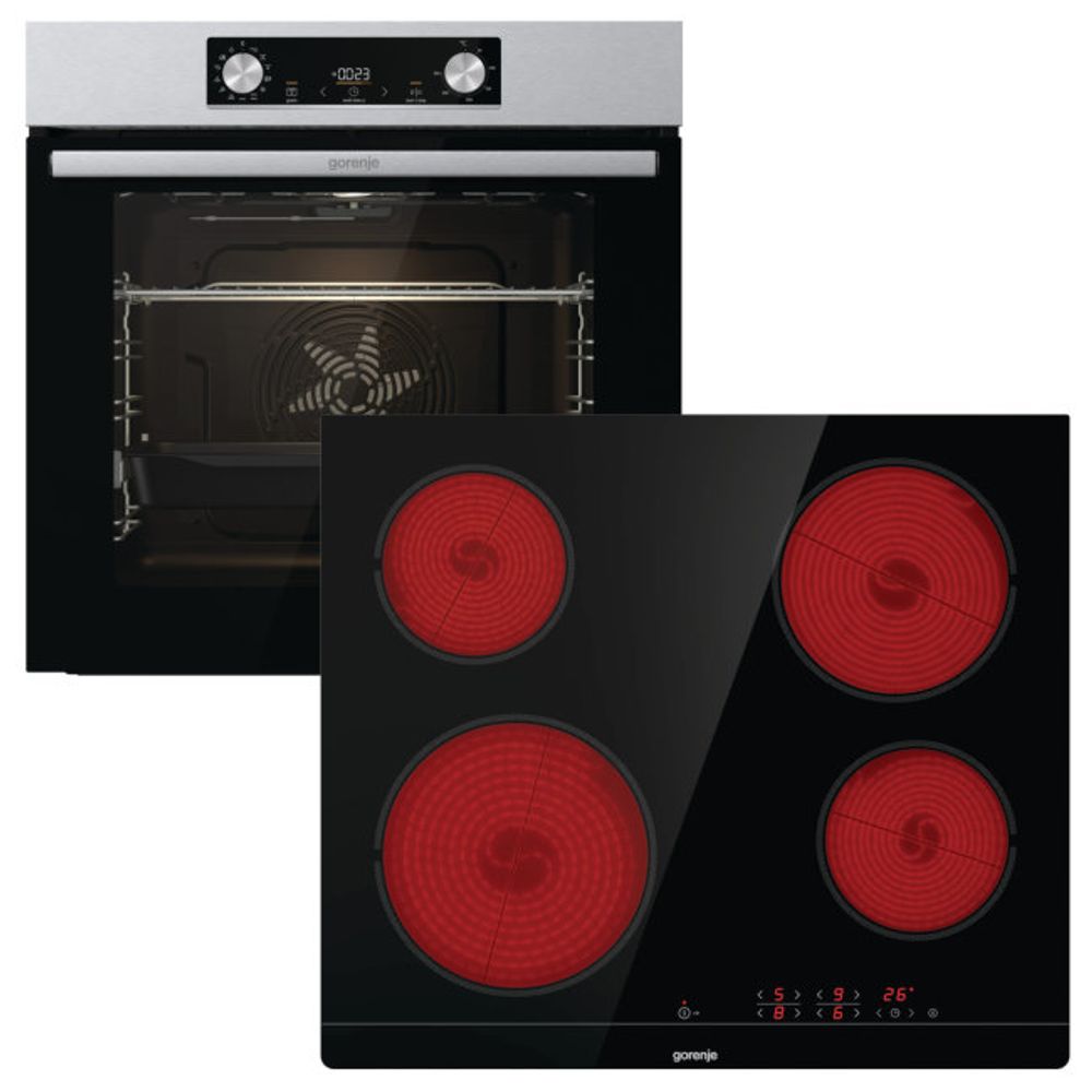 Gorenje Ugradbeni set / Pećnica & ploča BO6737E02X + ECT41SC slika 1