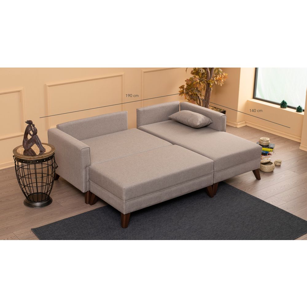 Ugaona Sofa Bella Desni Kut 2 - Krem slika 5