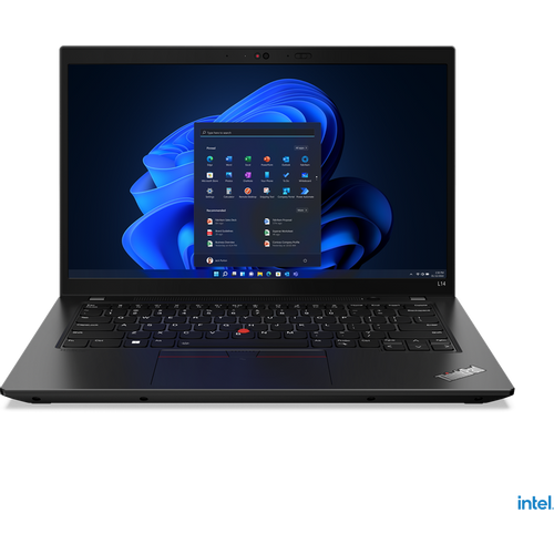 Lenovo Think 21C1002YCX-3YW ThinkPad L14 G3 Core i7-1255U (10C (2P +8E)/12T, P 1.7/4.7GHz, E 1.2/3.5GHz, 12MB) DDR4 1x16GB, SSD 512GB NVMe 2242, 14.0" FHD (1920x1080) AG IPS, Iris Xe Graphics, GLAN, WLAN, BT5.2, KybUK BL, FPR, SCR, Cam FHD+IR, 57Wh, Win 11 Pro DG, 3YW slika 1