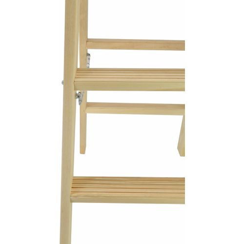 Drveni taburet-stolica AW s 2x5 stepenica i nosivosti do 150 kg slika 3