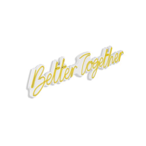 Wallity Zidna dekoracije svijetleća TOGETHER, Better Together - Yellow slika 7