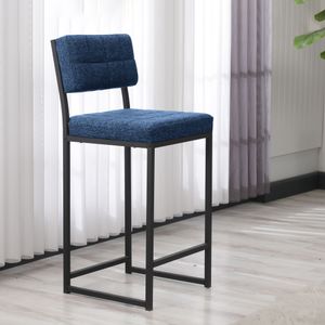 Retro Bar Stool - Plava