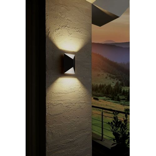 Eglo Predazzo spoljna zidna lampa/2, led, 2x2,5w, čelik/antracit  slika 2