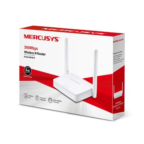 LAN Router Mercusys MW301R 2x 5dbi 300Mbps Wireless N Router (47487) slika 1