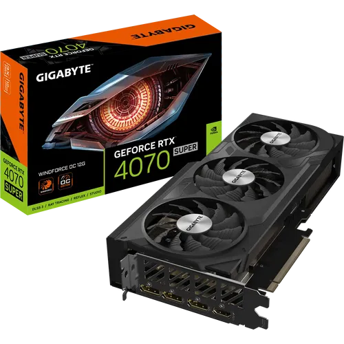 Grafička karta Gigabyte GeForce RTX 4070 Super GV-N407SWF3OC-12GD 12GB 192bit 3xDP/HDMI slika 1