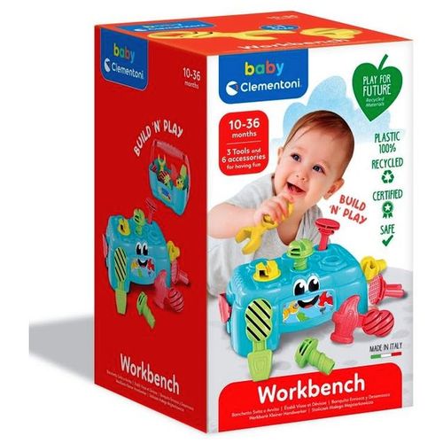 Clementoni Didaktička igračka Workbench - Baby Sto za igru 2U1 slika 1