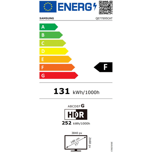 Samsung televizor QE77S95CATXXH slika 2