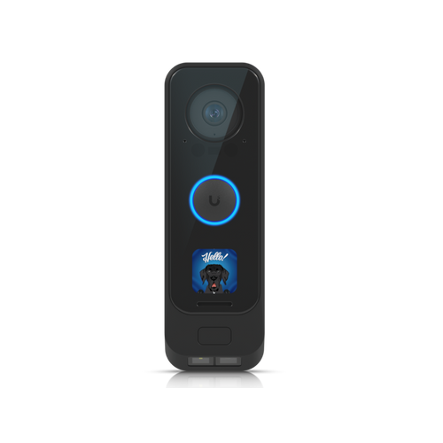 Dual-camera 4K video doorbell with programmable display  fingerprint access and integrated porch lig slika 1