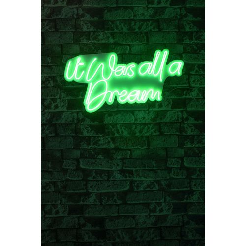 Wallity Ukrasna plastična LED rasvjeta, It was all a Dream - Green slika 9