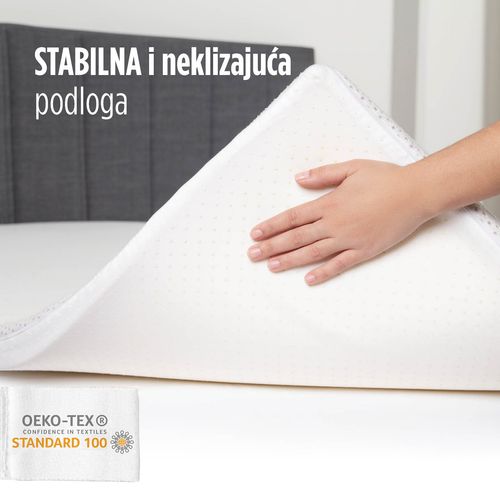 Naddušek/prostirka Hitex Lavanda Memory white 160x200 cm slika 10