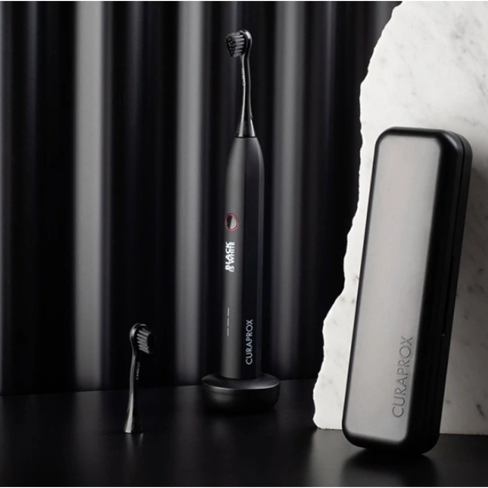 Curaprox Električna četkica za zube Hydrosonic Black is White  slika 3