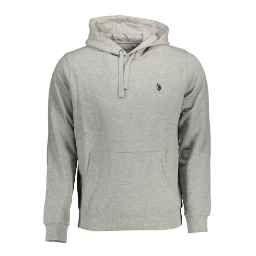 US POLO SWEATSHIRT WITHOUT ZIP GRAY MAN slika 1