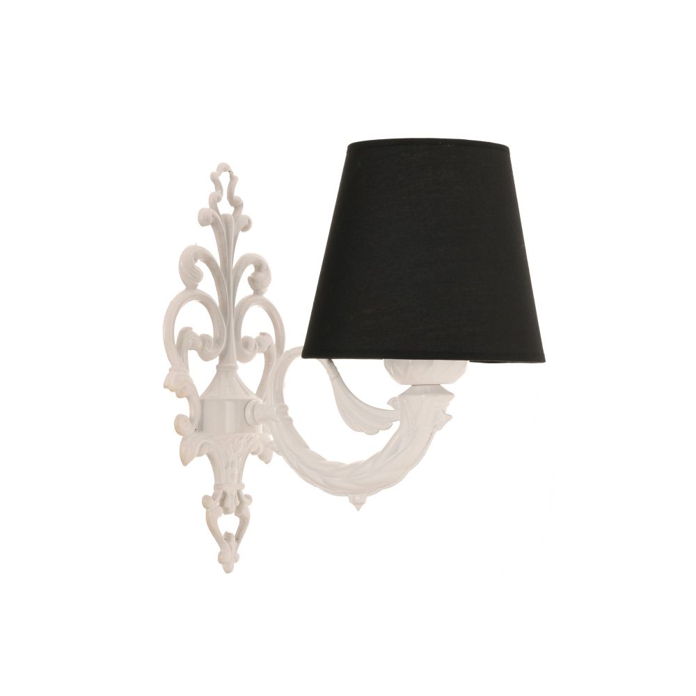 Lampa za zid Lily Coral - Crna, Bijela slika 4