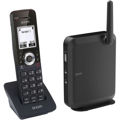 SNOM M110CS Komplet DECT IP bezicni telefon M10SC i bazna stanica M100SC slika 1