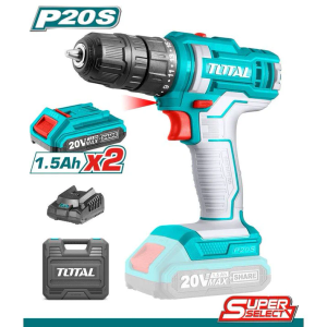 TOTAL AKU BUŠILICA 20V 2X1,5AH TDLI20028