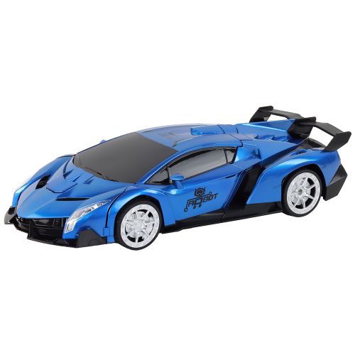 Auto na daljinsko upravljanje Robot Transformation R/C 1:10 - plavi slika 2