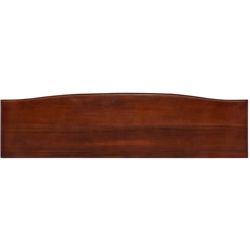 Konzolni stol klasični smeđi 120x30x75 cm od drva mahagonija slika 40