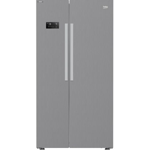 Beko GNE64021XB Side by side frižider, Neo Frost, širina 91 cm, Aluminium srebrna boja slika 1