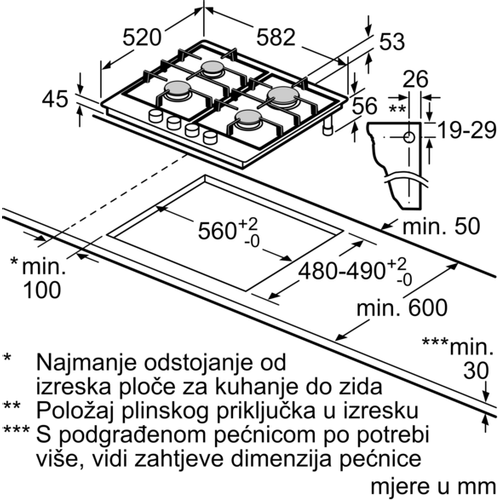 Bosch ugradbena ploča PGP6B5B90 slika 6