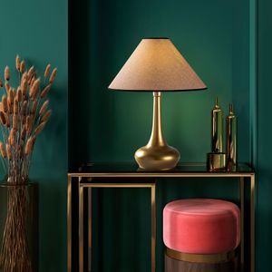 Luna - Zlatna Smeđa Stolna Lampa 15257
