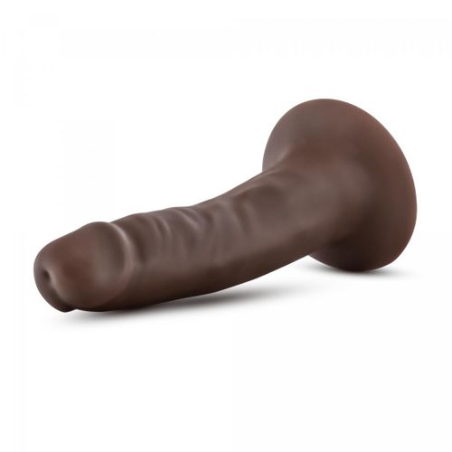 Dildo Dr. Skin, 14 cm, tamno smeđi slika 4