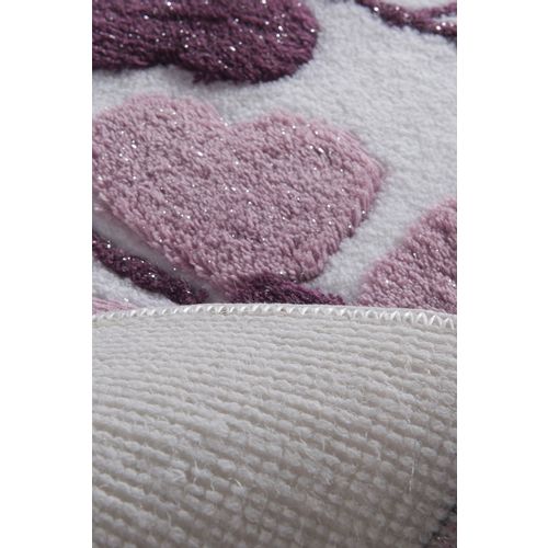 Kırçiçeği - Pink Multicolor Bathmat Set (3 Pieces) slika 7