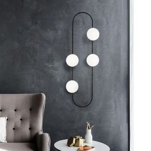 Abaküs - 4901 Crna i Bijela Zidna Lampa