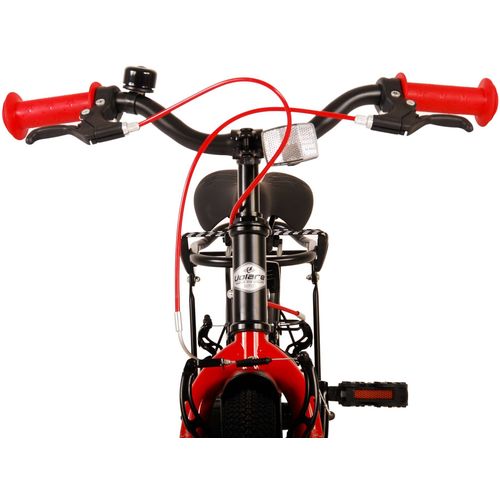 Volare dječji bicikl Thombike 12" s dvije ručne kočnice crno-crveni slika 12