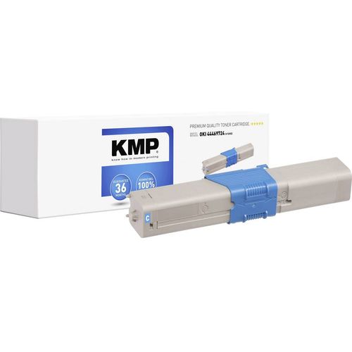 KMP toner zamijenjen OKI 44469724 kompatibilan cijan 5000 Stranica O-T49CX slika 1