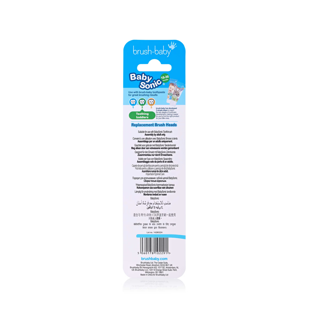 Brush-Baby Zamjenske četkice BabySonic 18-36 mjeseci, 4kom slika 2