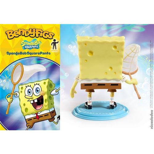 NOBLE COLLECTION - NICKELODEON - BENDYFIGS - SPUŽVA BOB SKOCKANI slika 7