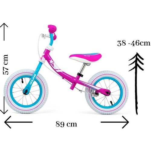 Milly Mally bicikl bez pedala Young rozni slika 3