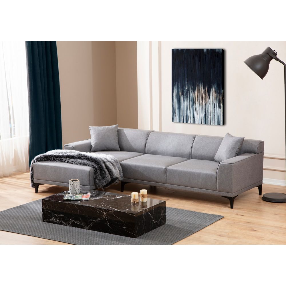 Petra L Kutna Sofa - Svijetlo Siva slika 2