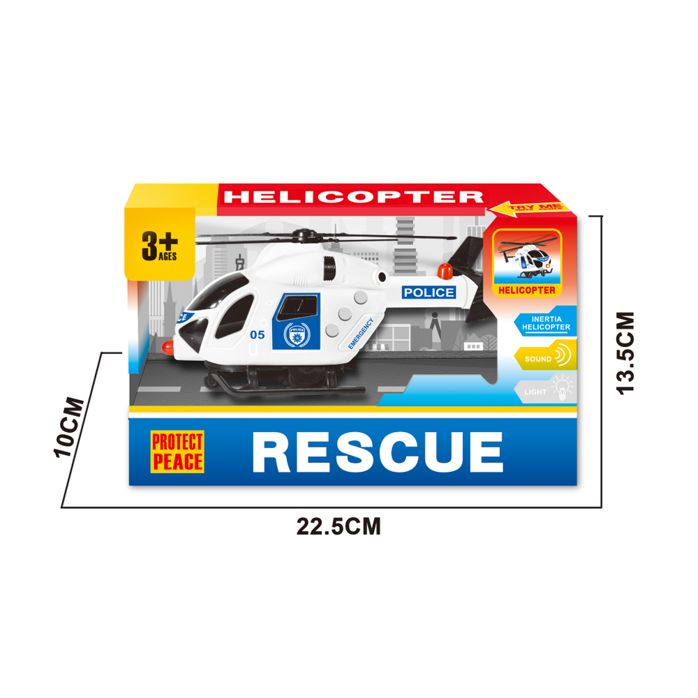 MKT085407 Helikopter na Povlačenje 22x13 cm slika 1
