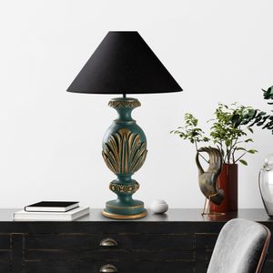 ELEGANZE-5311 Zelena i Crna Stočna Lampa