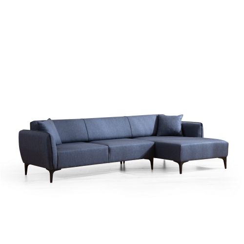 Atelier Del Sofa Kutna garnitura, Plava, Belissimo Right - Blue slika 5