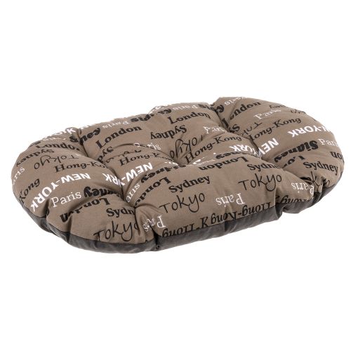 Ferplast Jastuk Relax C 65/6 pse i mačke Cities Brown 65X42 cm slika 1