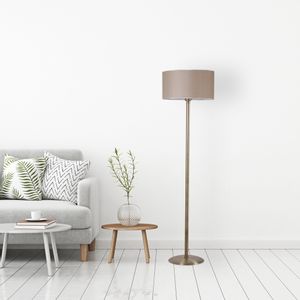 Opviq Yeni Mercan Lambader Eskitme Ayak Daire HasÄ±r Multicolor Floor Lamp