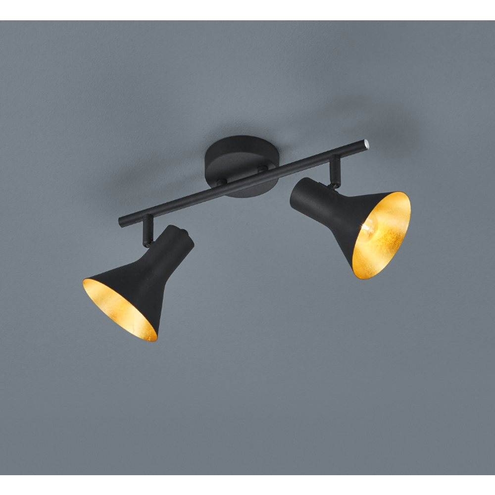 Trio Lighting stropnu svjetiljku NINA SPOT 2 – crno-zlatna slika 5