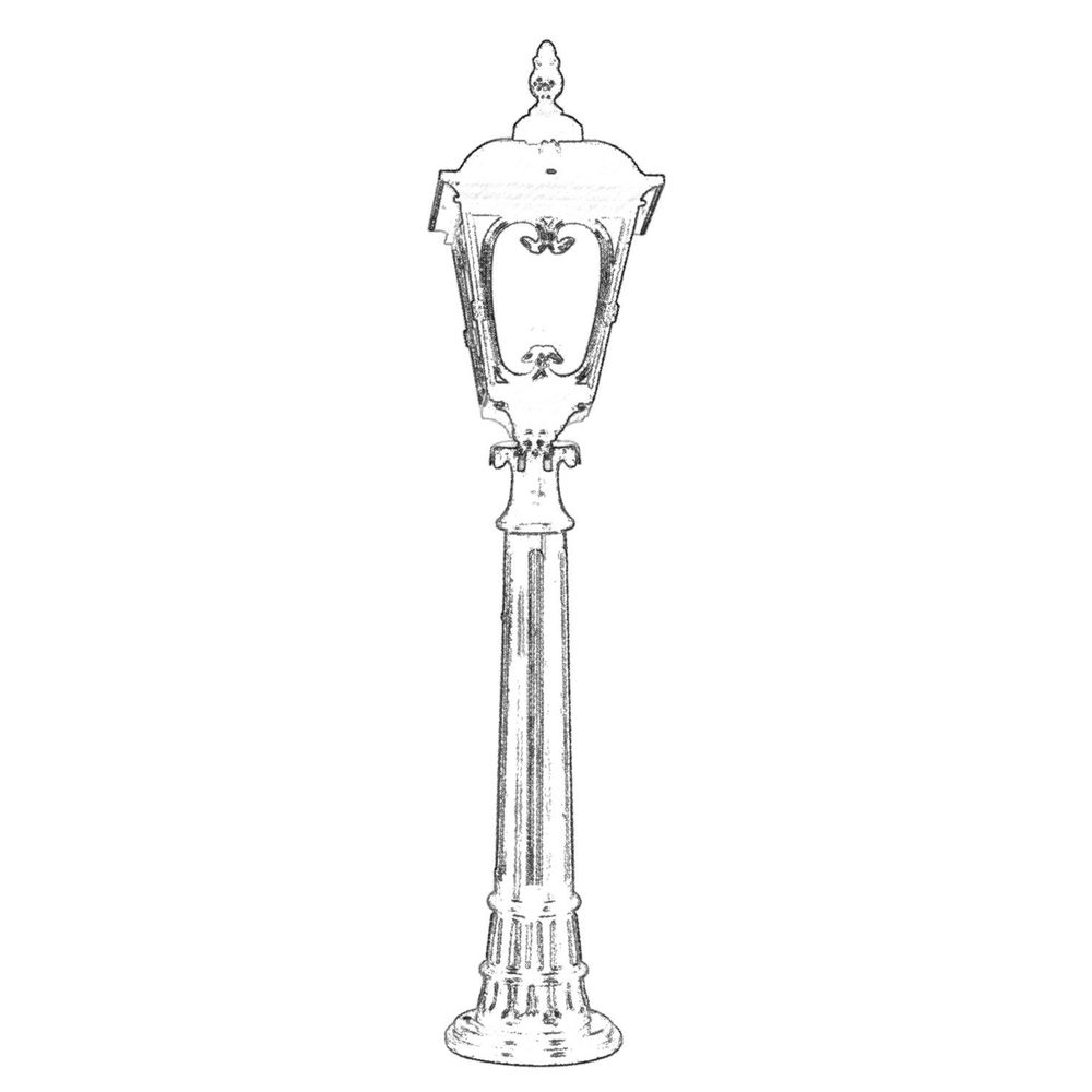 BSU-68181-BSY-B Crna Spoljašnja Podna Lampa slika 2