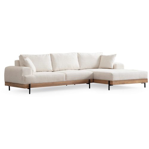 Eti Oak Right - White White Corner Sofa slika 8