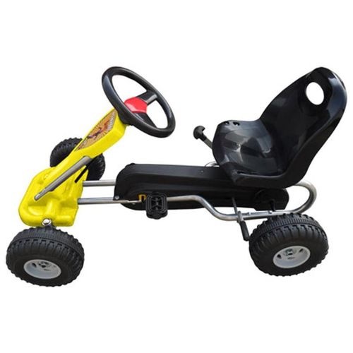 Go Kart Auto s Pedalama Žuti slika 3