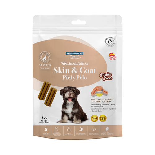 Mediterranean poslastica Funcional Sticks Skin&Coat 110 g slika 1