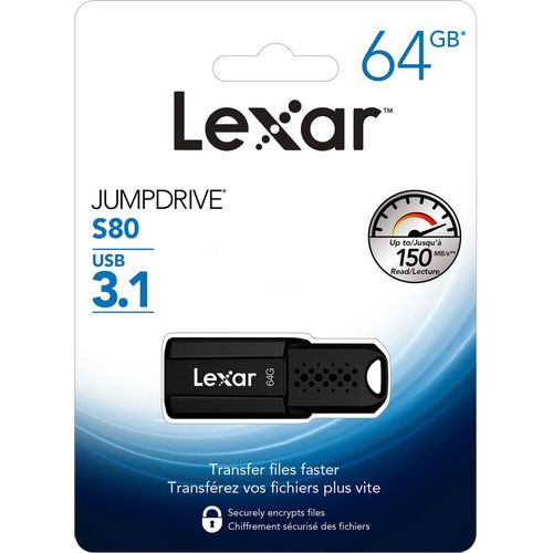 Lexar USB stick JumpDrive S80 64GB slika 5