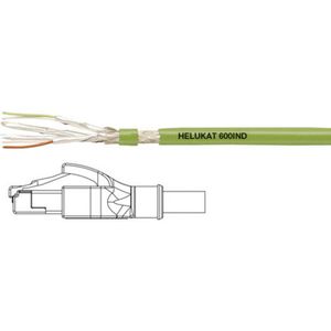 Helukabel 806623 RJ45 mrežni kabel, Patch kabel cat 6a S/FTP 10.00 m zelena PUR plašt, pletena zaštita, zaštićen s folijom, fleksibilni unutarnji vodič 1 St.